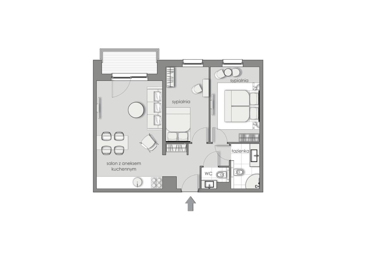 3Rooms Uno 4 Apartment Гданск Екстериор снимка